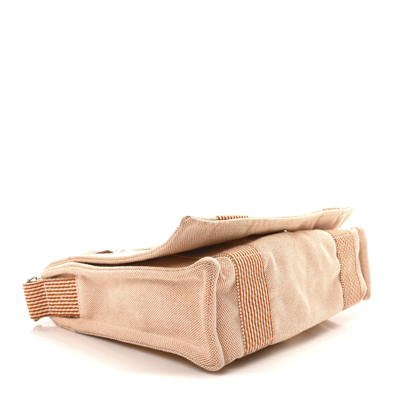 Hermes Canvas Herline Messenger Bag Orange 4 of 10