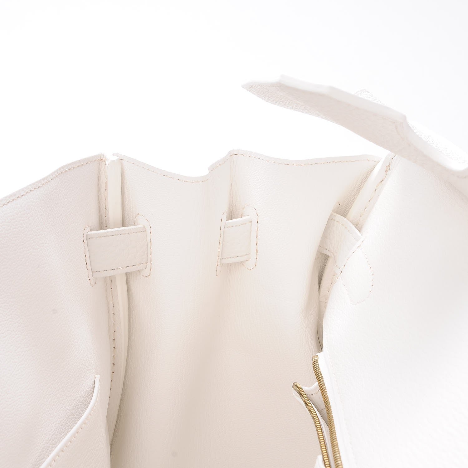 Hermes Taurillon Clemence Birkin 35 White 23 of 34