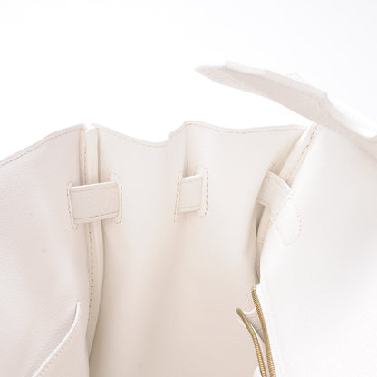 Hermes Taurillon Clemence Birkin 35 White 23 of 34