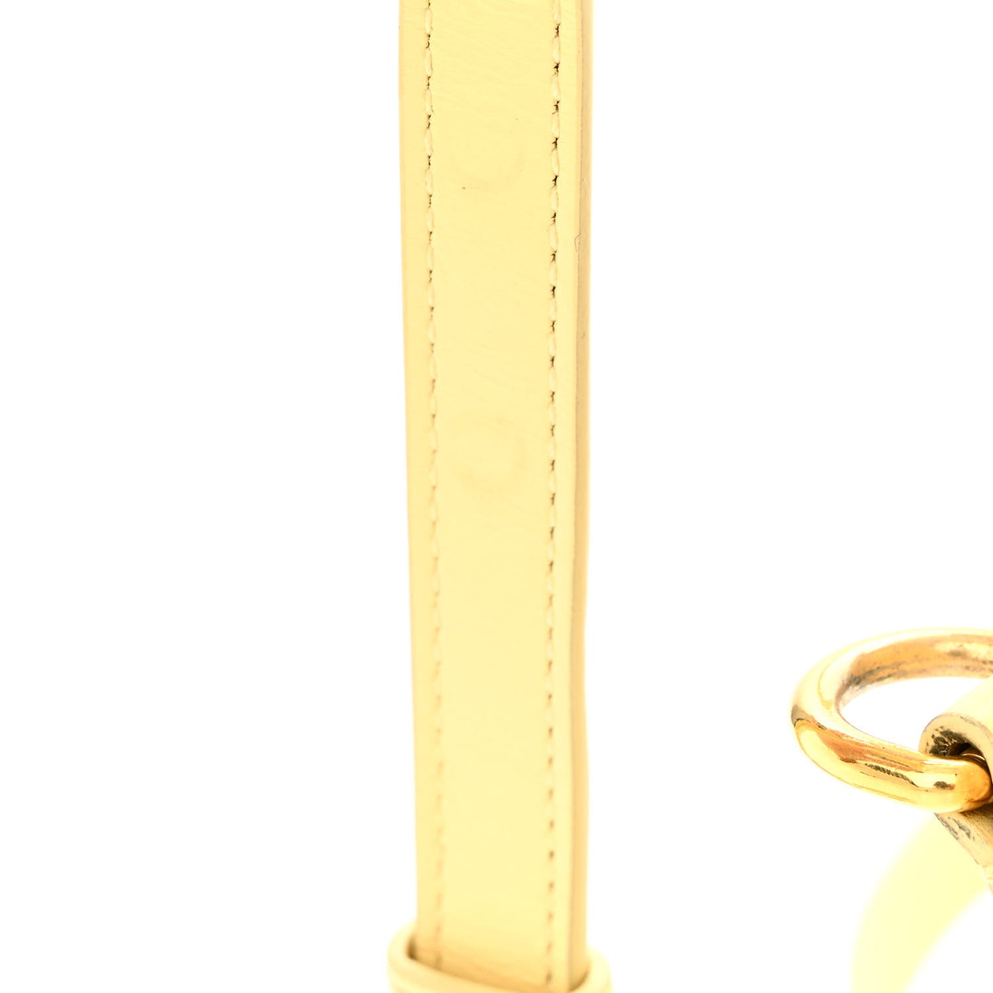 Box Calfskin East West Bobby Bag Pale Yellow