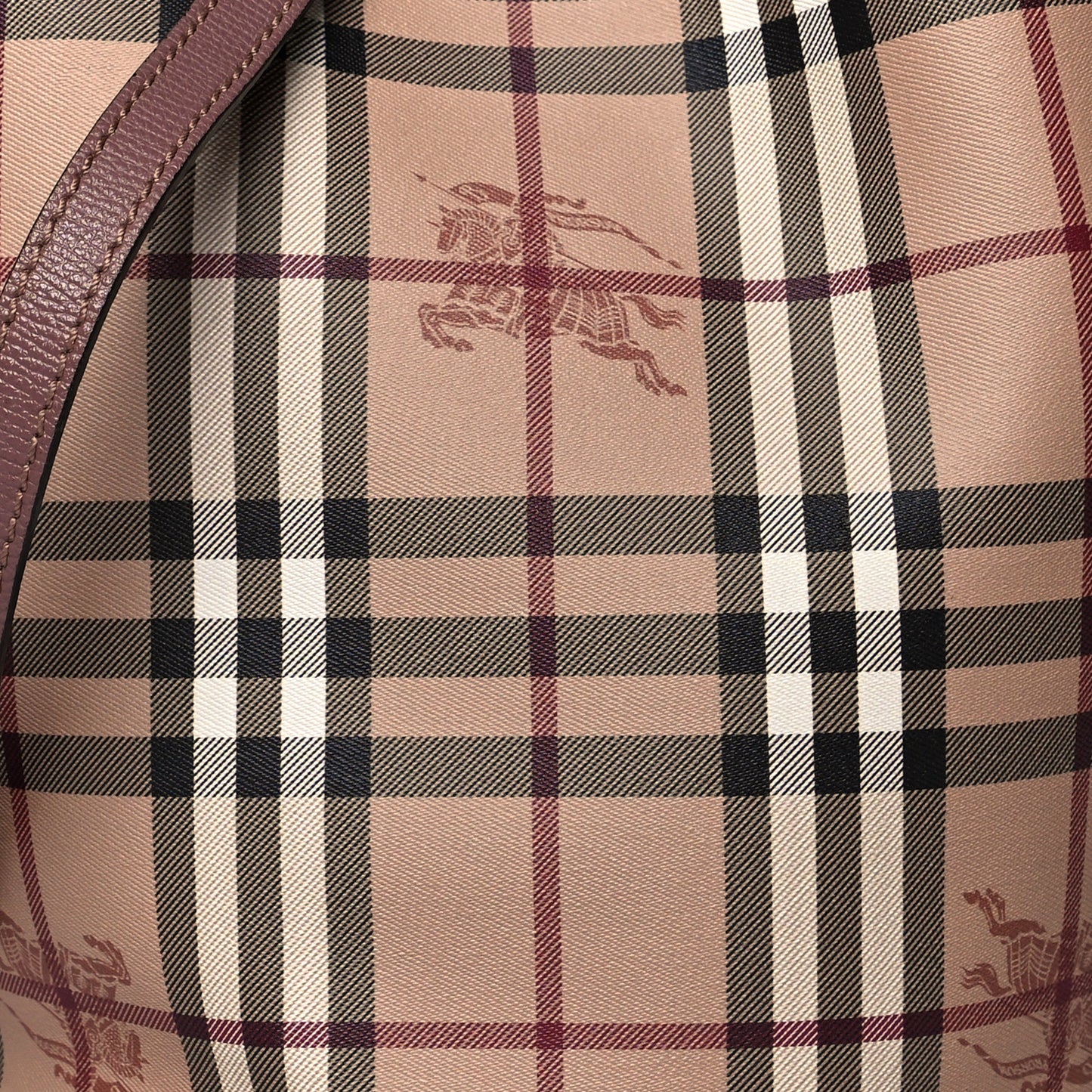 Haymarket Check Colours Small Lorne Bucket Crossbody Elderberry