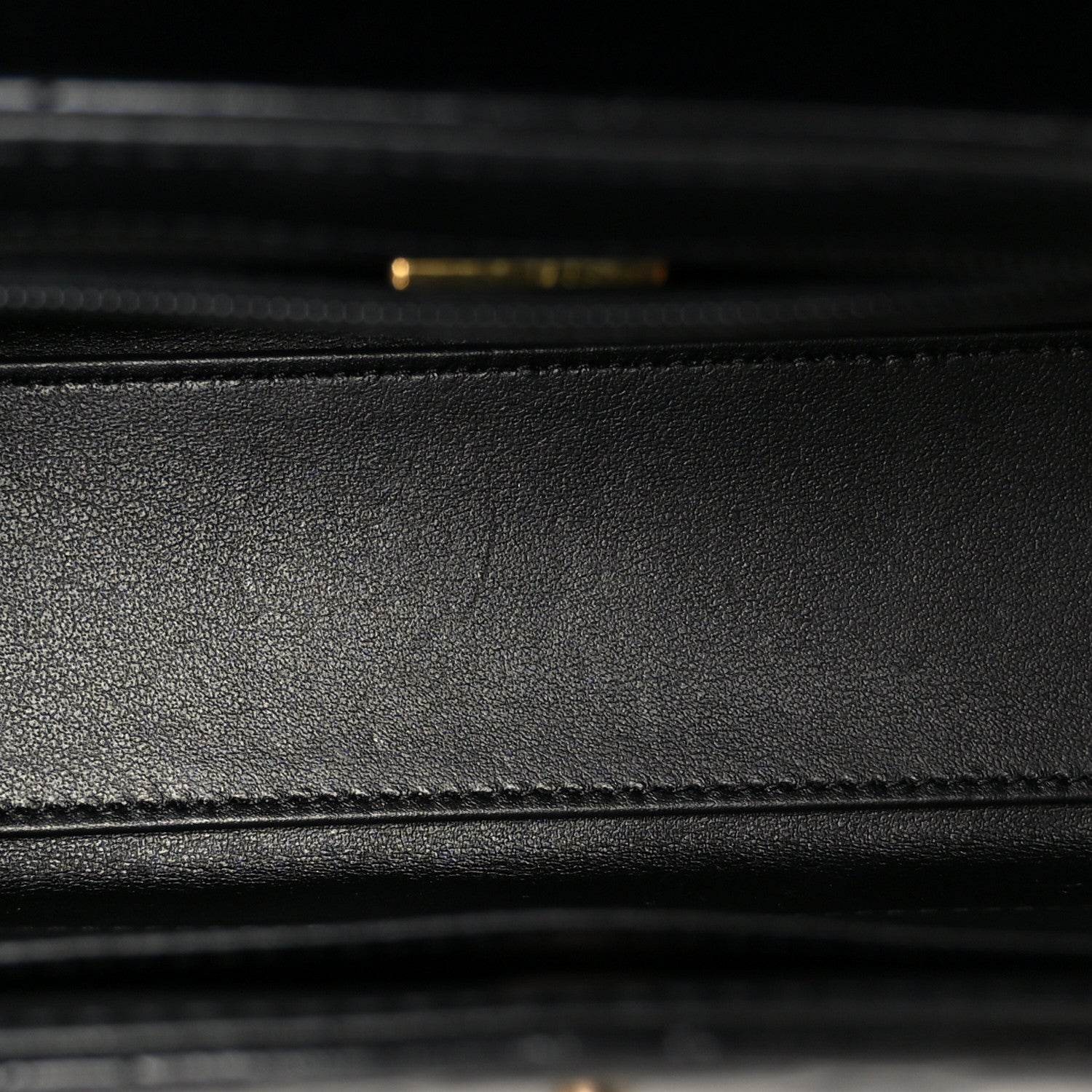 Chanel Shiny Aged Calfskin Quilted Nano Kelly Shopper Black 5 of 10