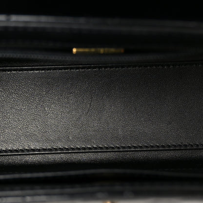 Chanel Shiny Aged Calfskin Quilted Nano Kelly Shopper Black 5 of 10