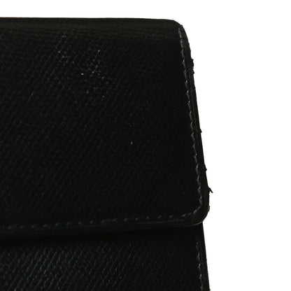 Chanel Grained Calfskin CC Button Long Wallet Black 12 of 14