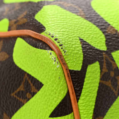 Louis Vuitton Monogram Graffiti Keepall 50 Green 12 of 15