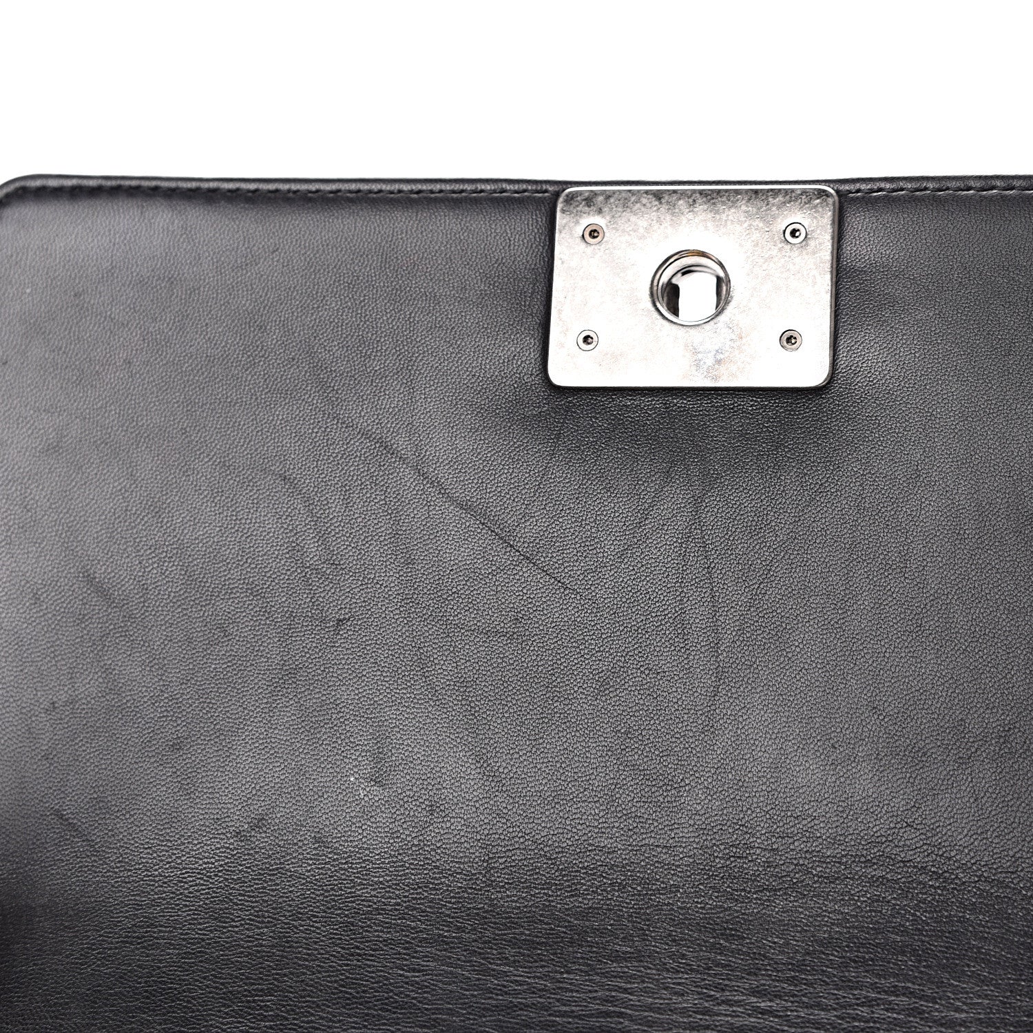 Chanel Lambskin Quilted Medium Boy Flap Black 8 of 15