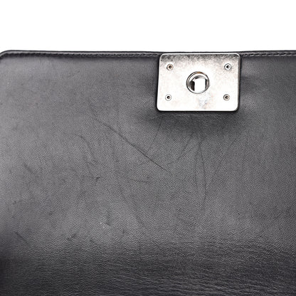Chanel Lambskin Quilted Medium Boy Flap Black 8 of 15