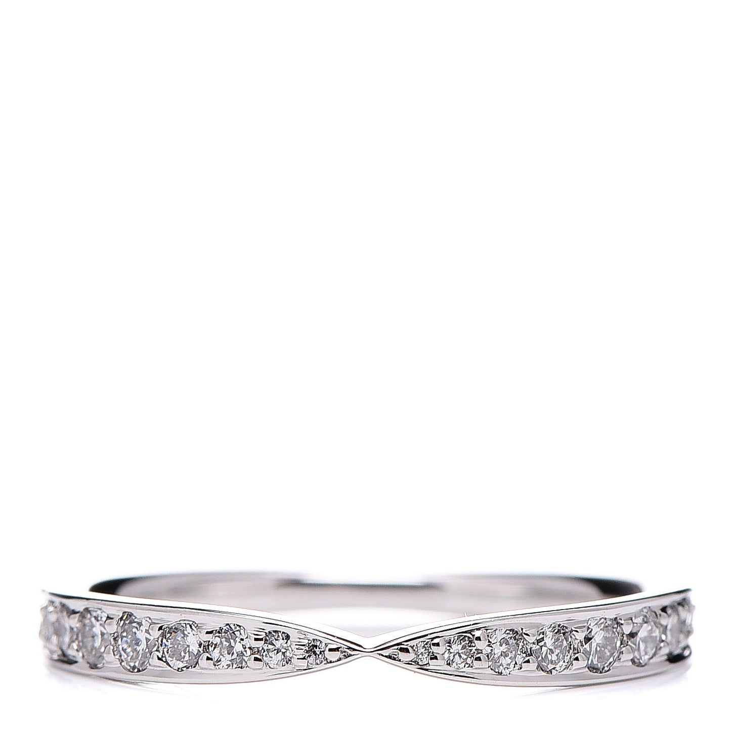 Platinum Diamond Harmony Bead-set Band Ring 50 5.5