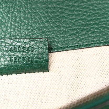 Gucci Pebbled Calfskin Small Dionysus Shoulder Bag Emerald 7 of 10