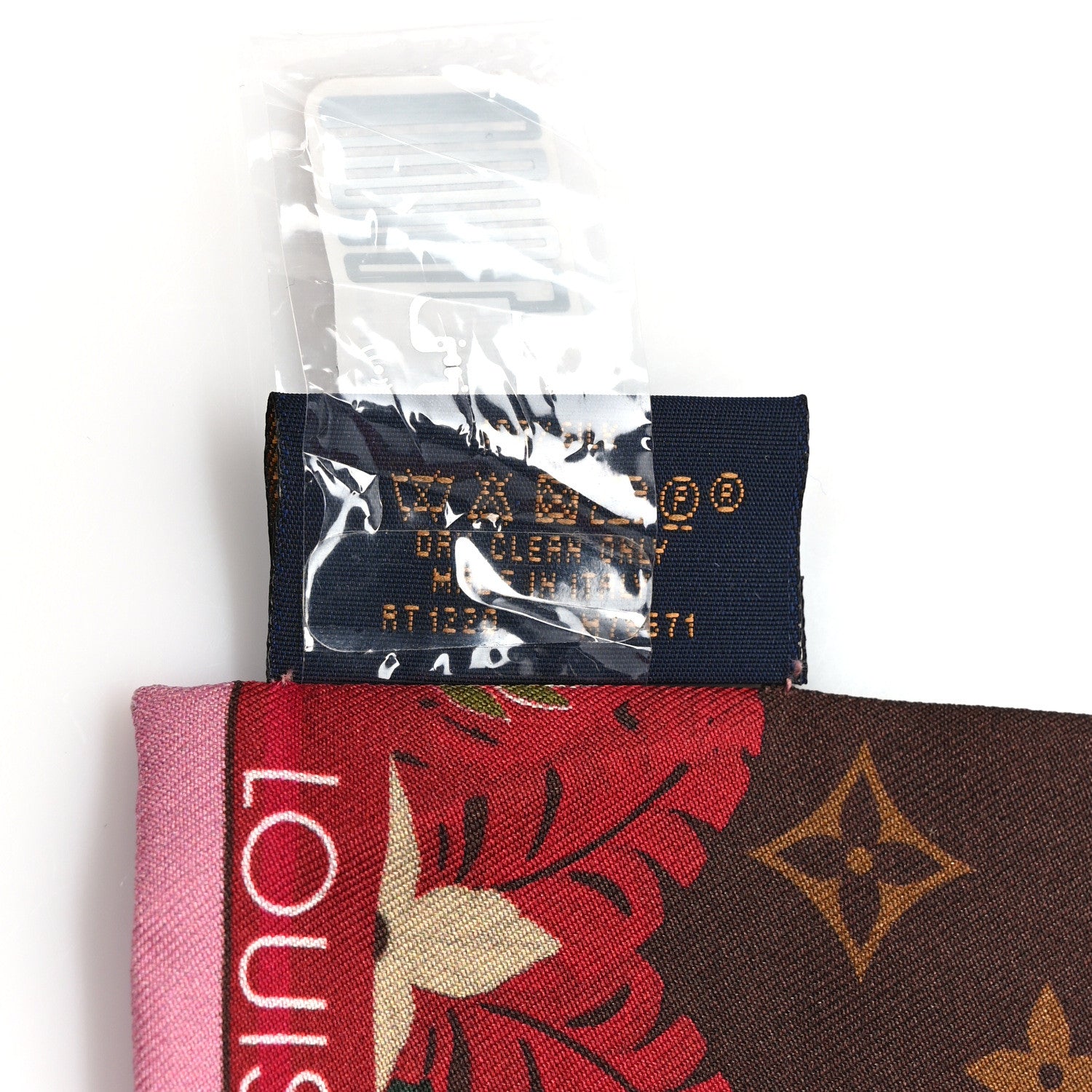 Louis Vuitton Silk Monogram Secret Jungle Bandeau Bordeaux 4 of 4