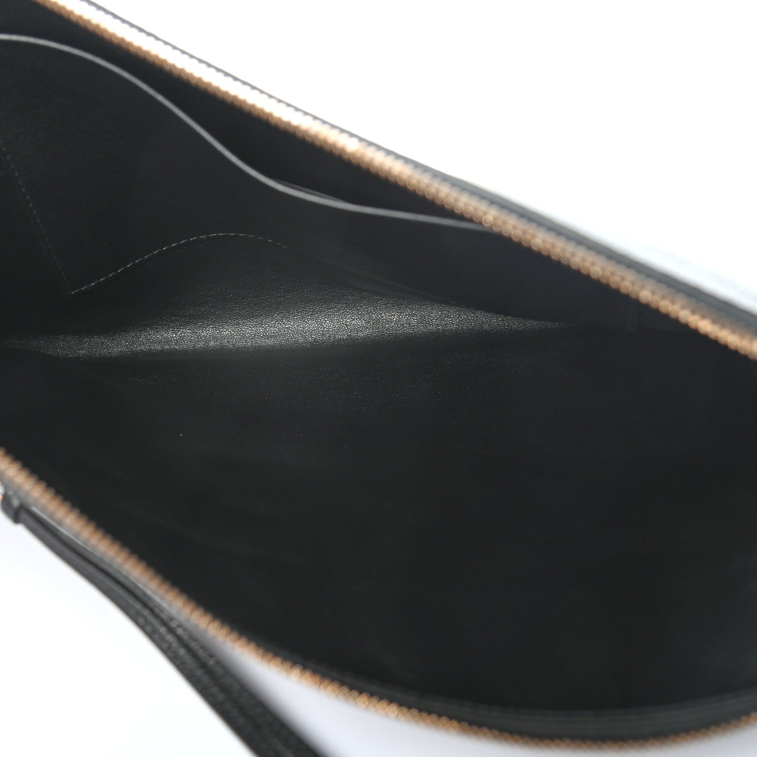 Balenciaga Grained Calfskin Neo Classic Gold Hardware Pouch Black 4 of 5