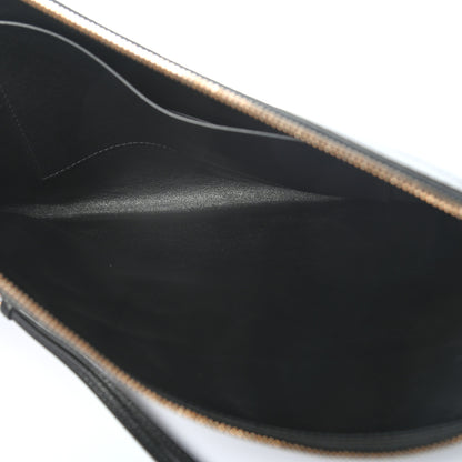 Balenciaga Grained Calfskin Neo Classic Gold Hardware Pouch Black 4 of 5