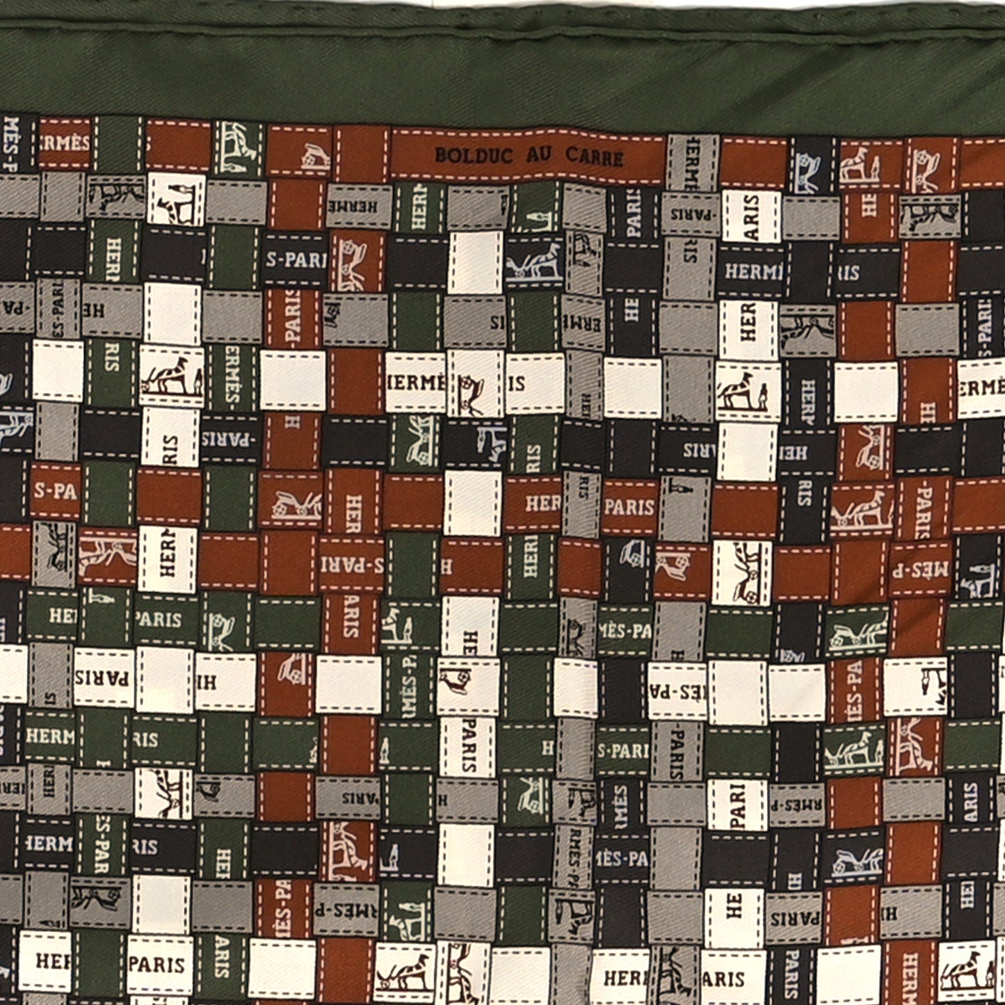 Silk Bolduc Au Carre Scarf 90