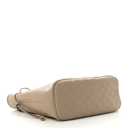Louis Vuitton Empreinte Monogram Giant Neverfull MM Tourterelle 5 of 14
