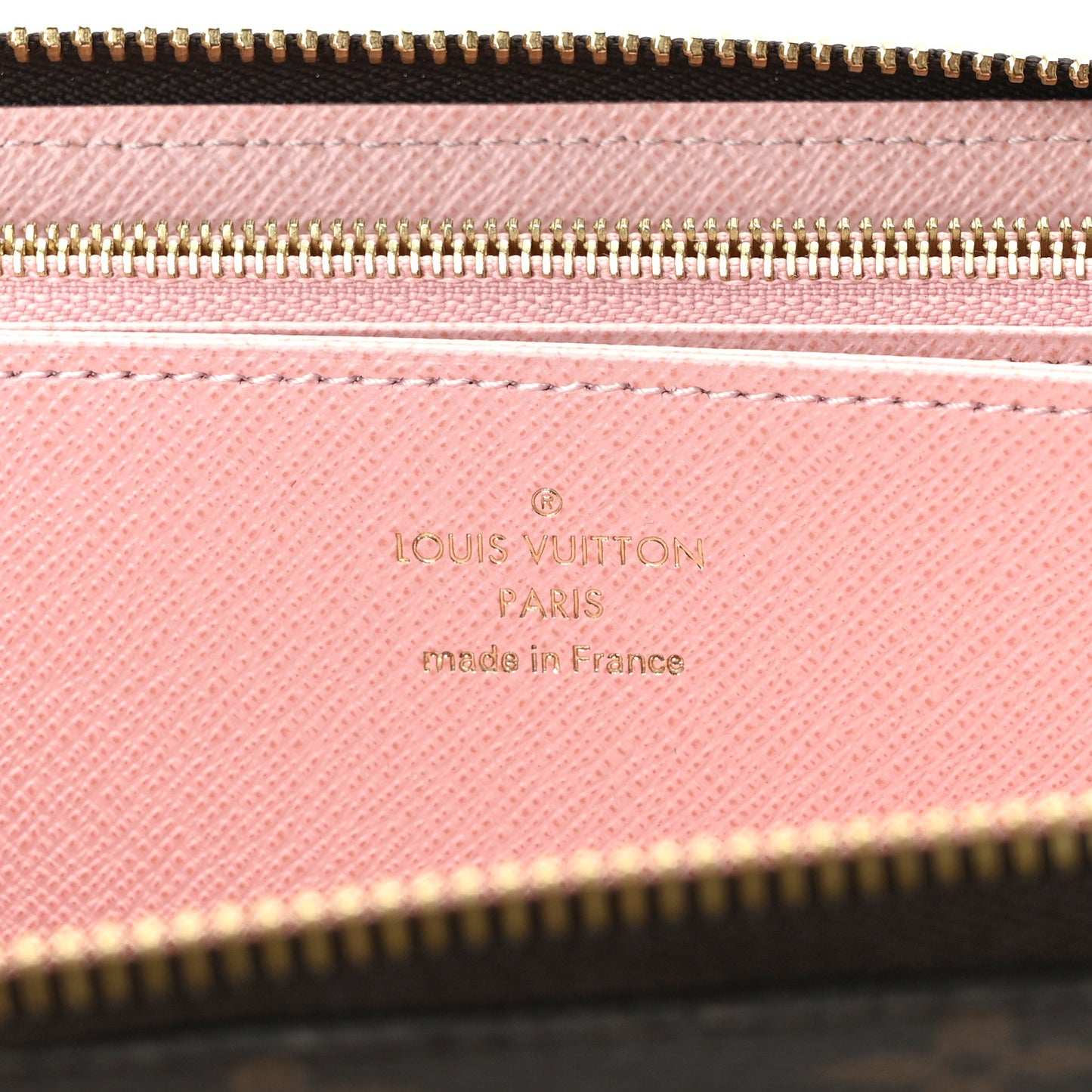 Monogram Zippy Wallet Rose Ballerine