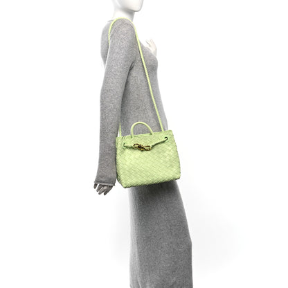 Bottega Veneta Nappa Intrecciato Small Andiamo Shoulder Bag Fennel 2 of 9