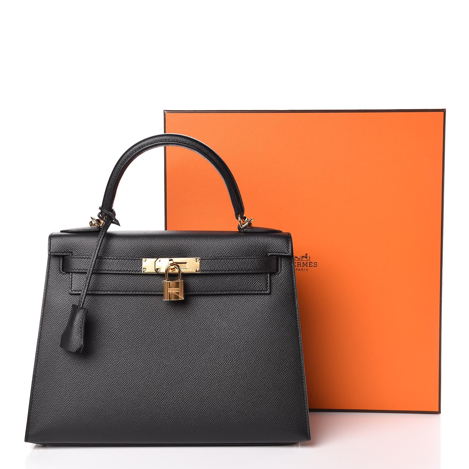 Hermes Epsom Kelly Sellier 28 Black 43 of 43