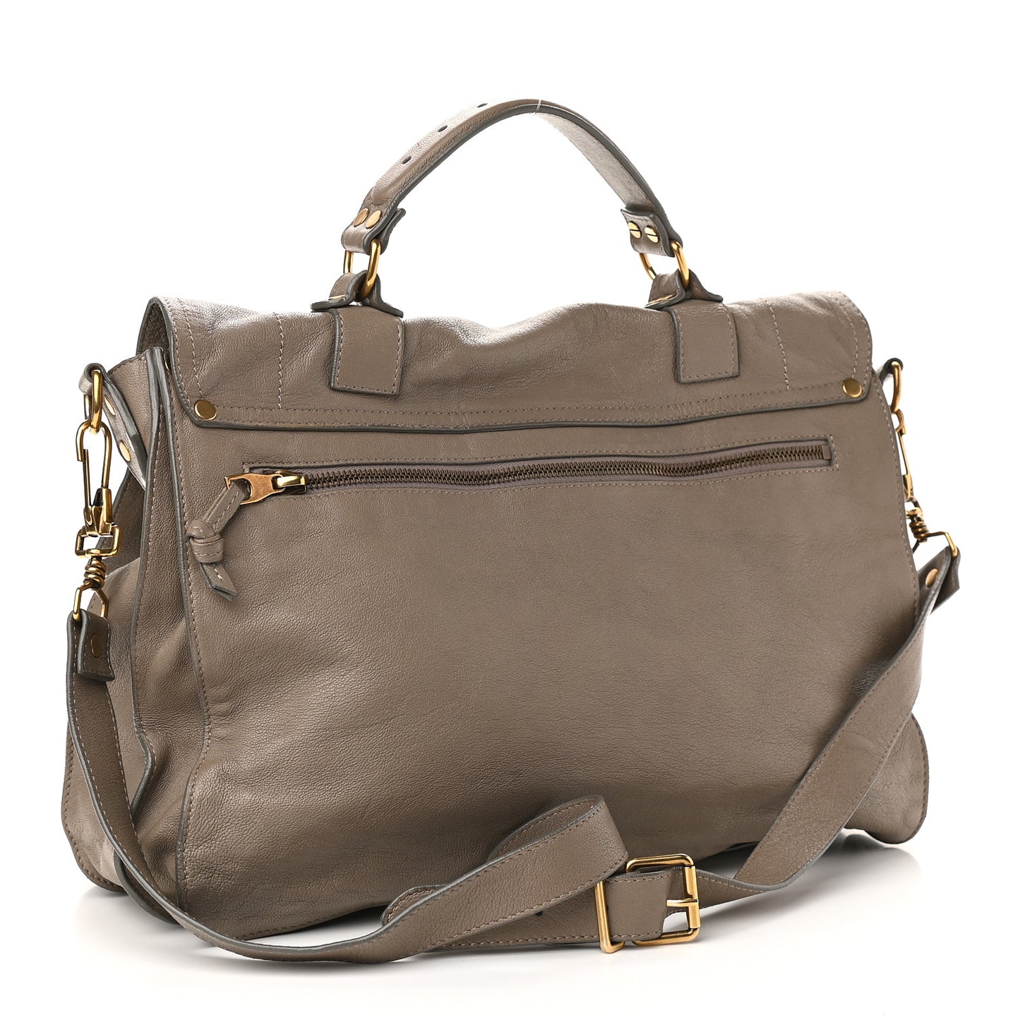 Lambskin Large PS1 Satchel Smoke