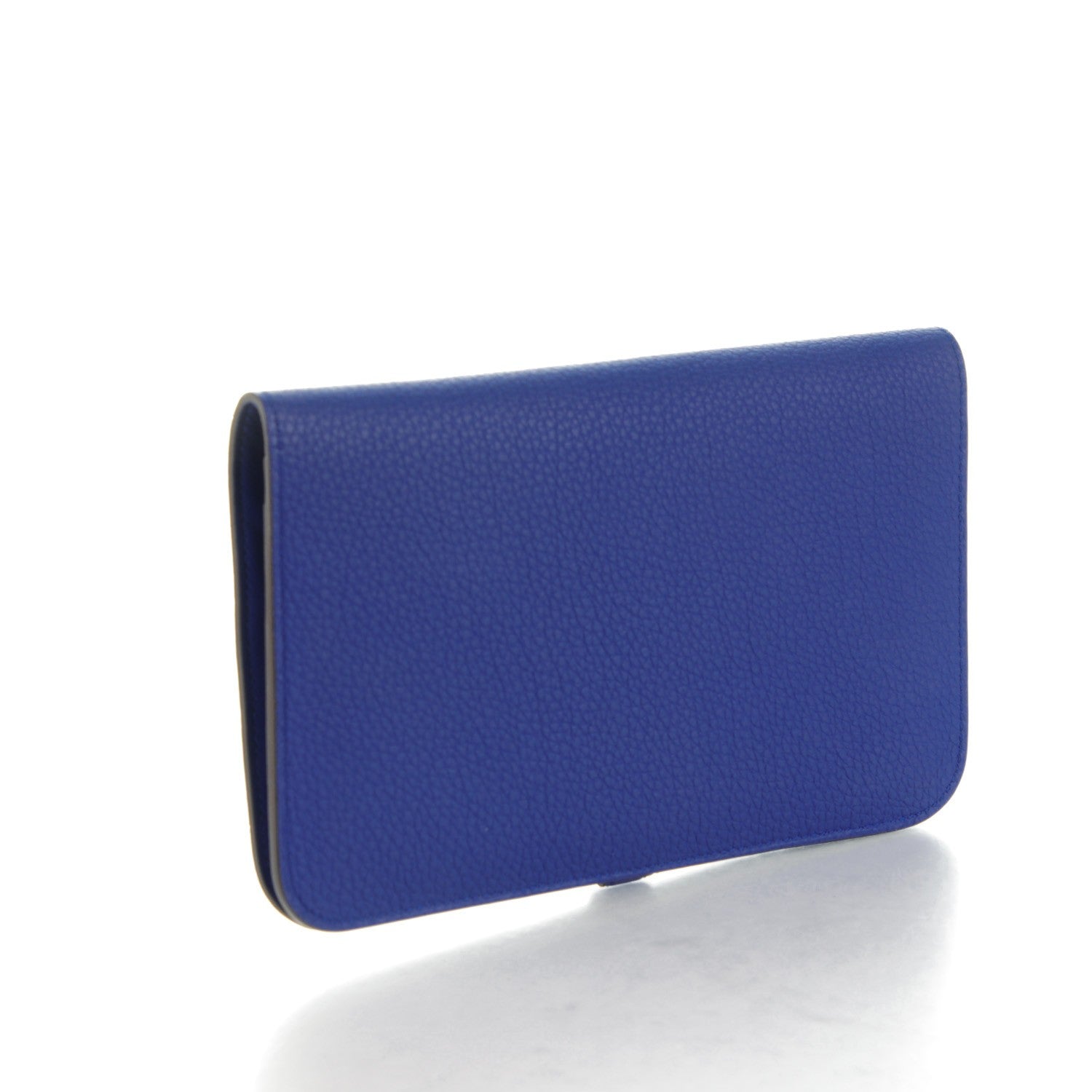 Hermes Togo Dogon Duo Wallet Bleu Electrique 3 of 10