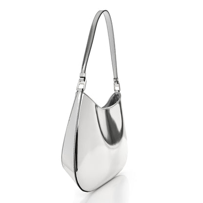Prada Spazzolato Cleo Shoulder Bag Argento 3 of 10