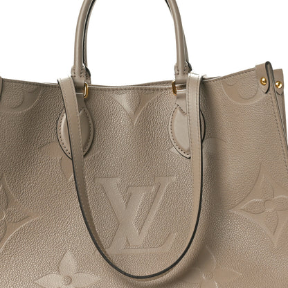 Louis Vuitton Empreinte Monogram Giant Onthego MM Tourterelle 7 of 9
