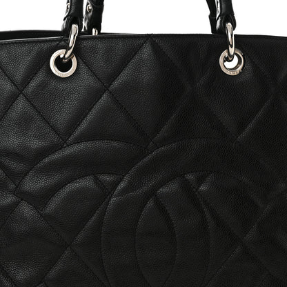 Chanel Caviar Quilted Timeless CC XL Shopping Tote Black 8 of 12