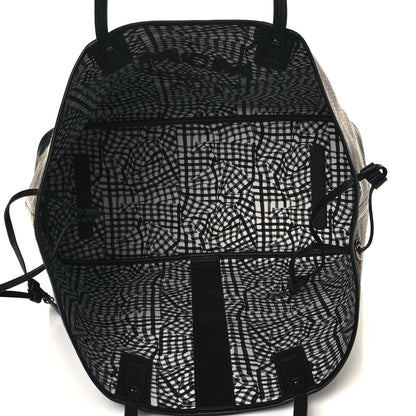 MCM Visetos Large Liz Reversible Shopper Tote Black 6 of 19