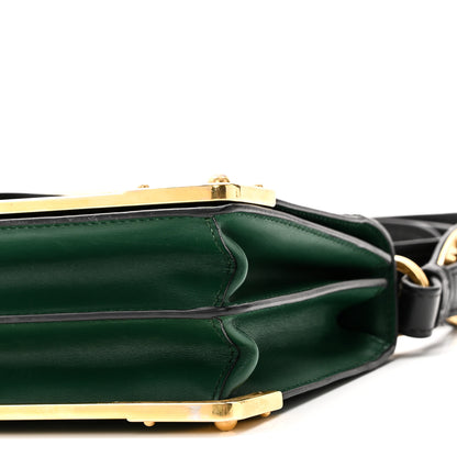 Prada City Calf Saffiano Cahier Bag Biliardo Black 10 of 10