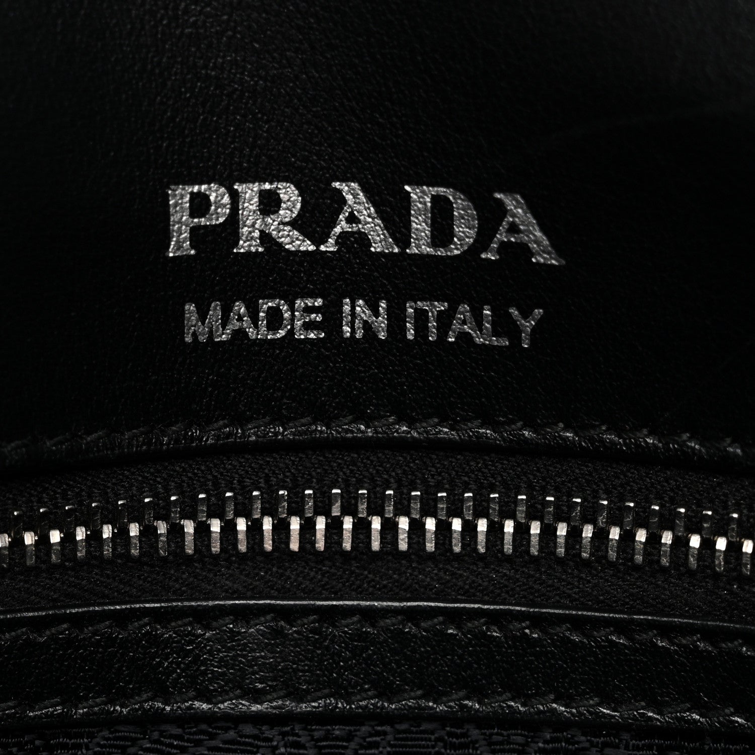Prada Soft Calfskin Impunture Diagramme Large Chain Flap Shoulder Bag Black 6 of 10