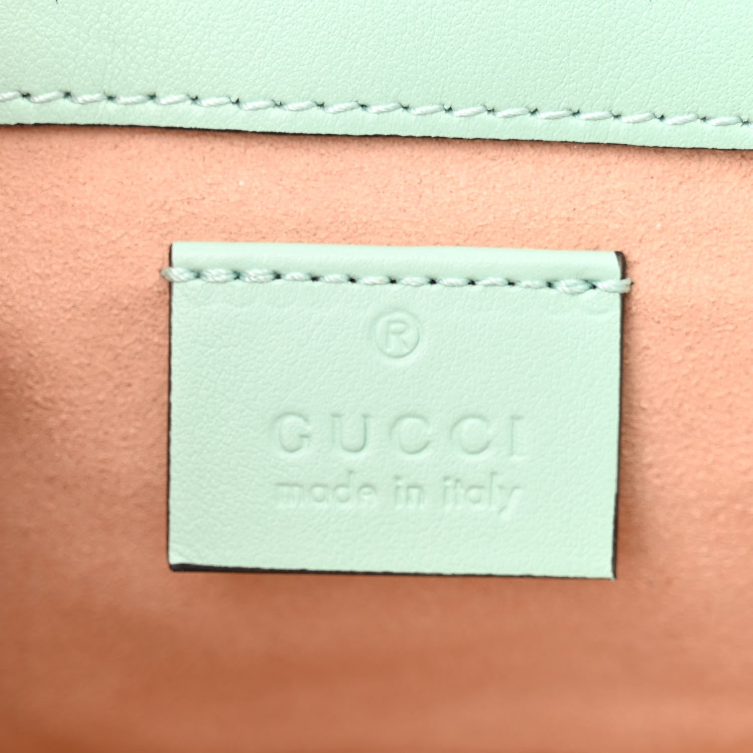 Gucci Calfskin Matelasse Diagonal Super Mini GG Marmont Shoulder Bag Multicolor Pastel 6 of 11