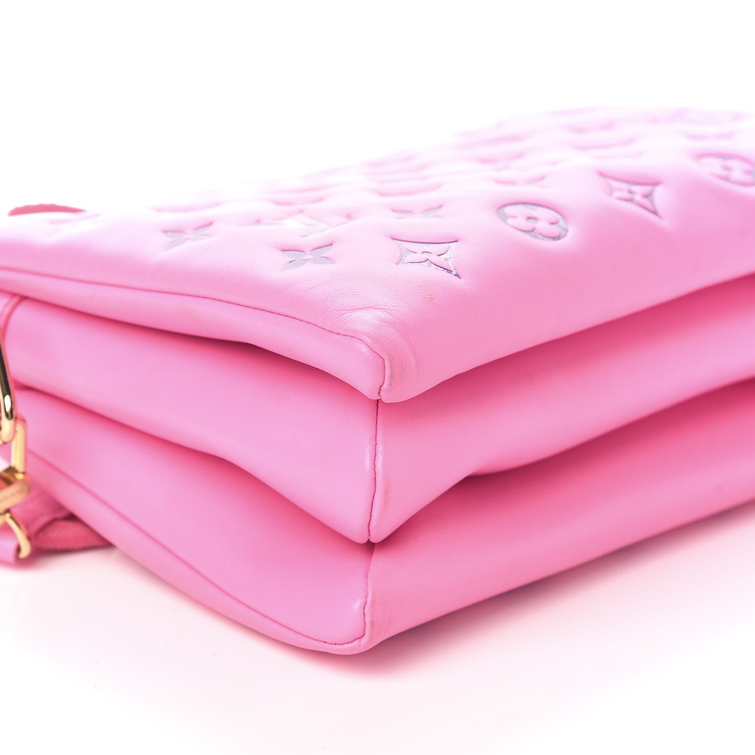 Louis Vuitton Lambskin Embossed Monogram Vuittamins Coussin PM Rose Violet 5 of 8