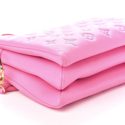 Louis Vuitton Lambskin Embossed Monogram Vuittamins Coussin PM Rose Violet 5 of 8