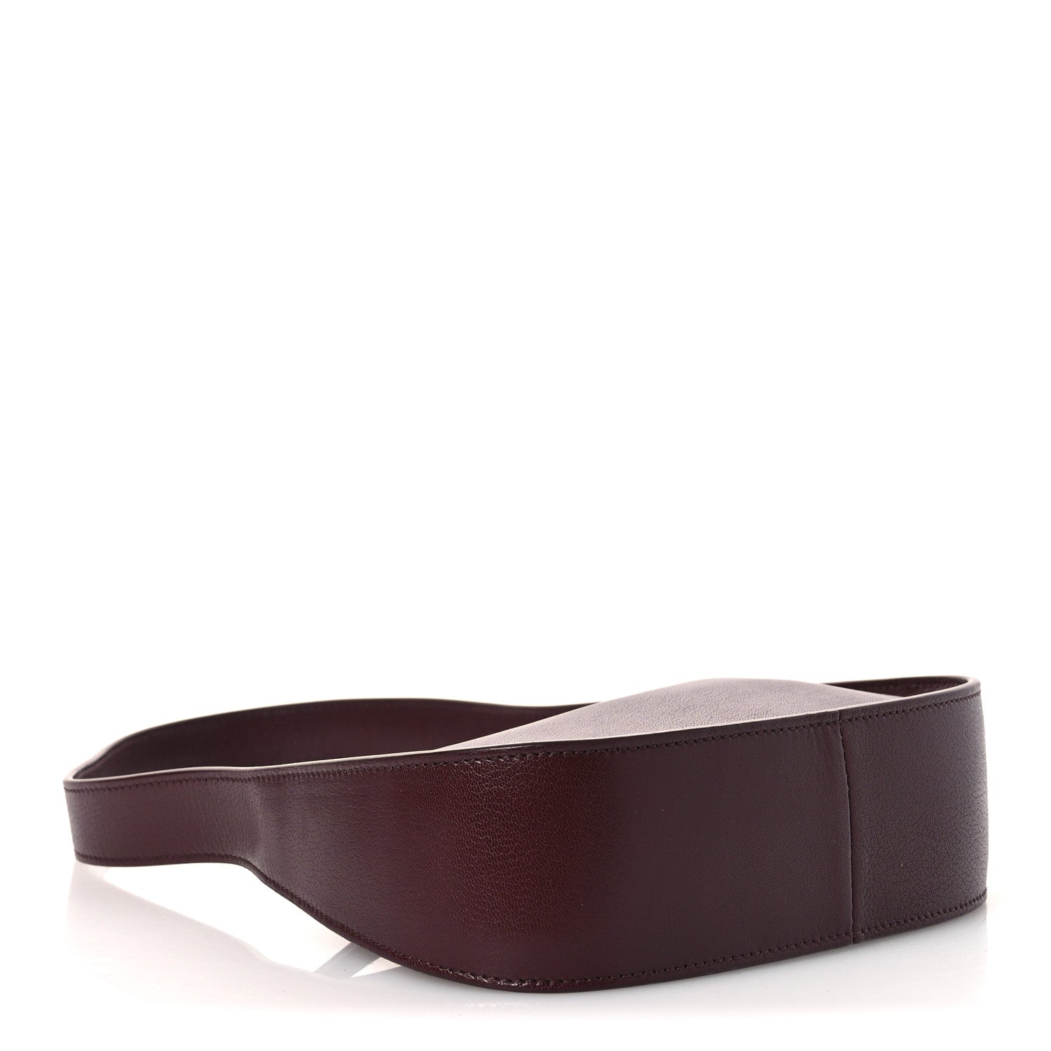 The Row Grained Calfskin Half Moon Shoulder Bag Raisin 4 of 10
