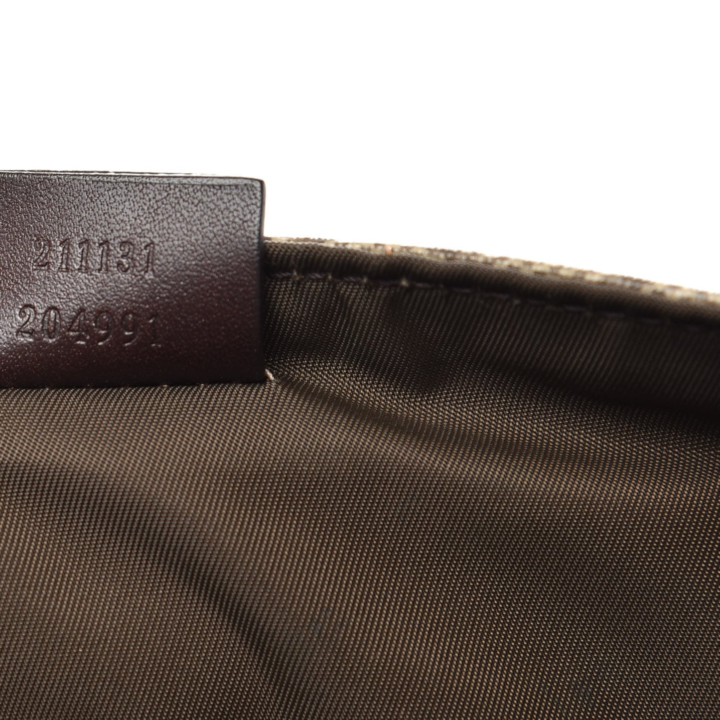 GG Supreme Monogram Selleria Calfskin Messenger Diaper Bag Beige Ebony Cocoa Dark Chocolate