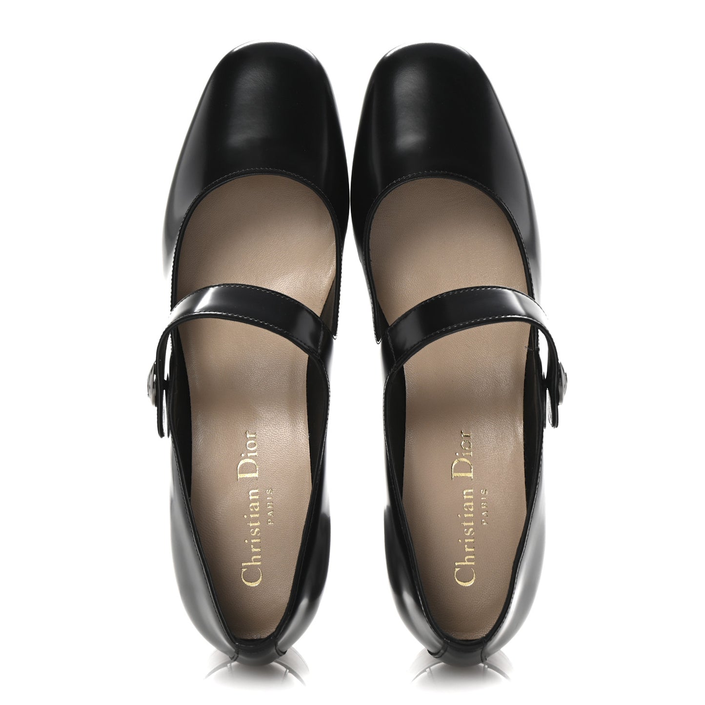 Brushed Calfskin Uniform 30mm Pumps 38 Black