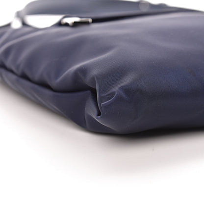 Prada Tessuto Nylon Saffiano Crossbody Bag Baltico 9 of 11