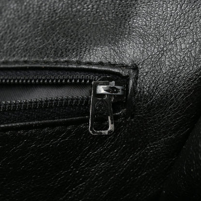 Chanel Lambskin Stitched Shoulder Bag Black 12 of 12
