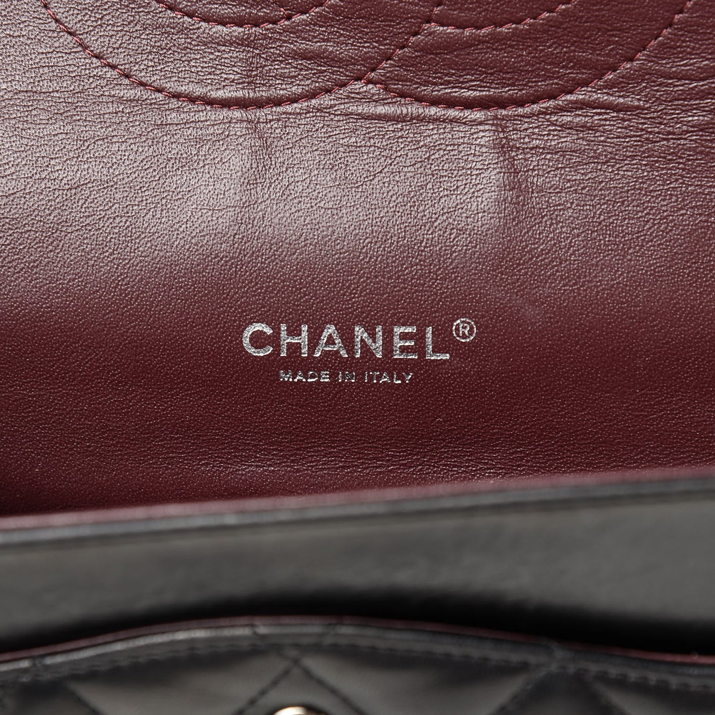 Lambskin Quilted Maxi Double Flap Black