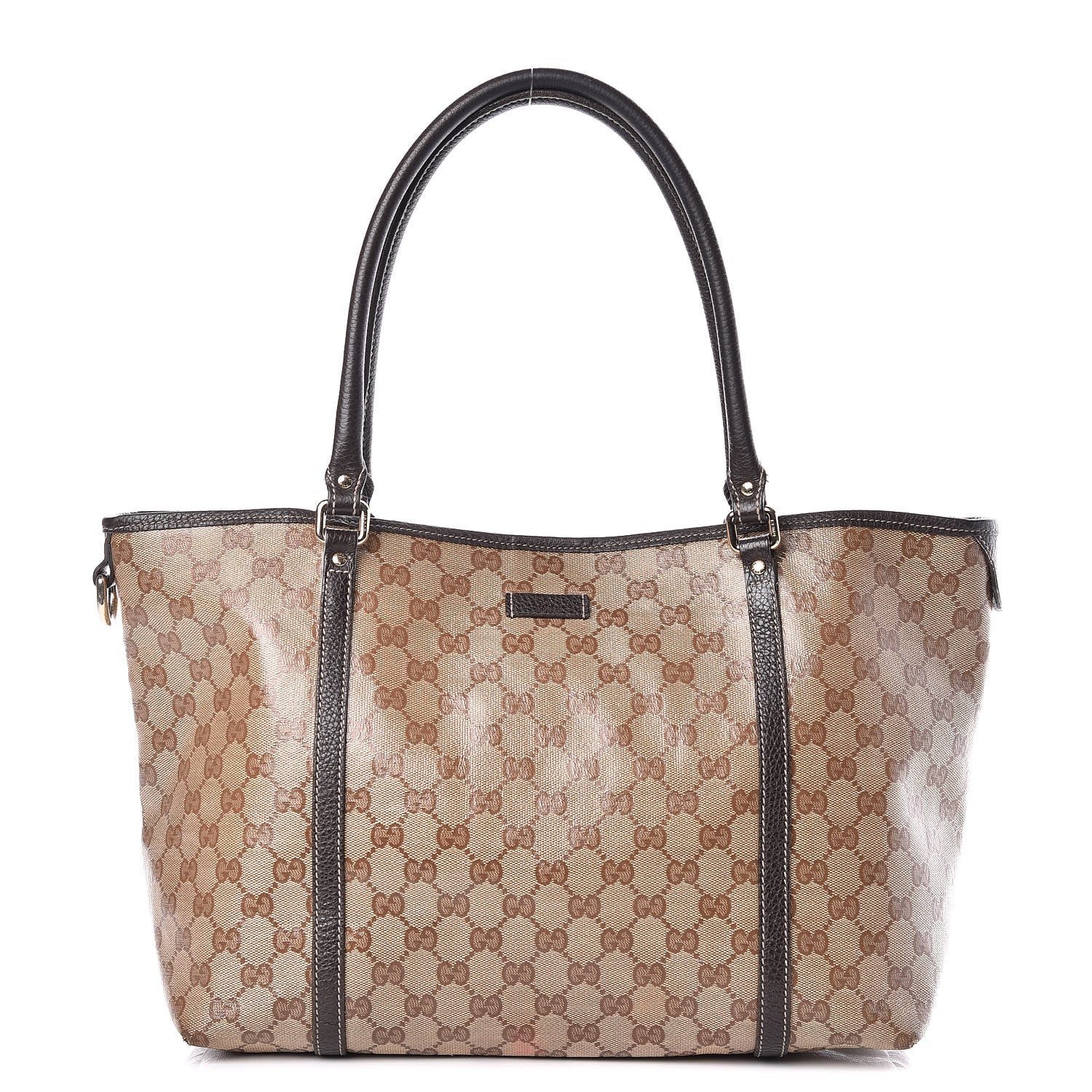 Gucci Crystal Monogram Medium Joy Tote Beige Ebony Testa di Moro 1 of 29
