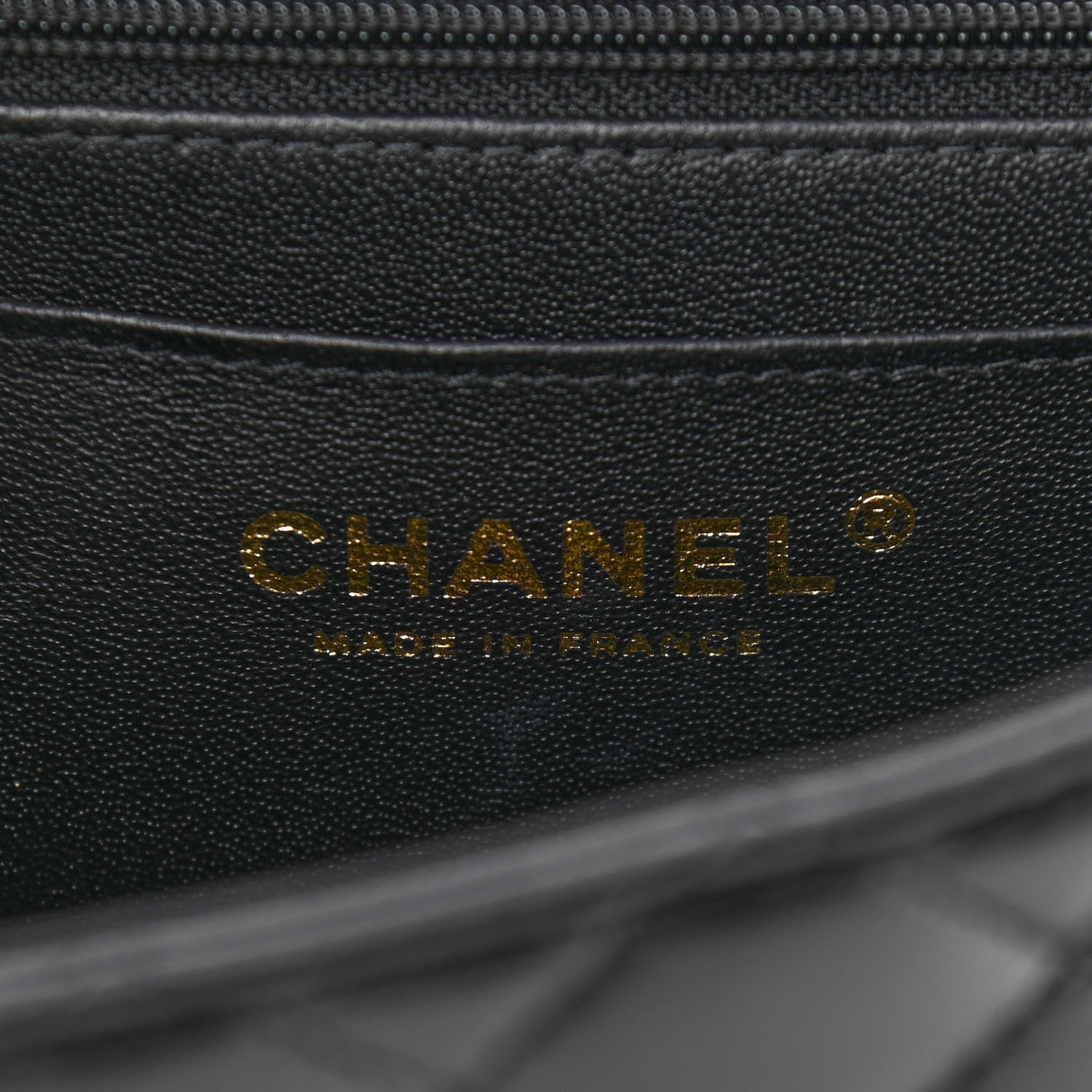 Chanel Lambskin Quilted Mini Lion Charm Top Handle Rectangular Flap Black 6 of 12