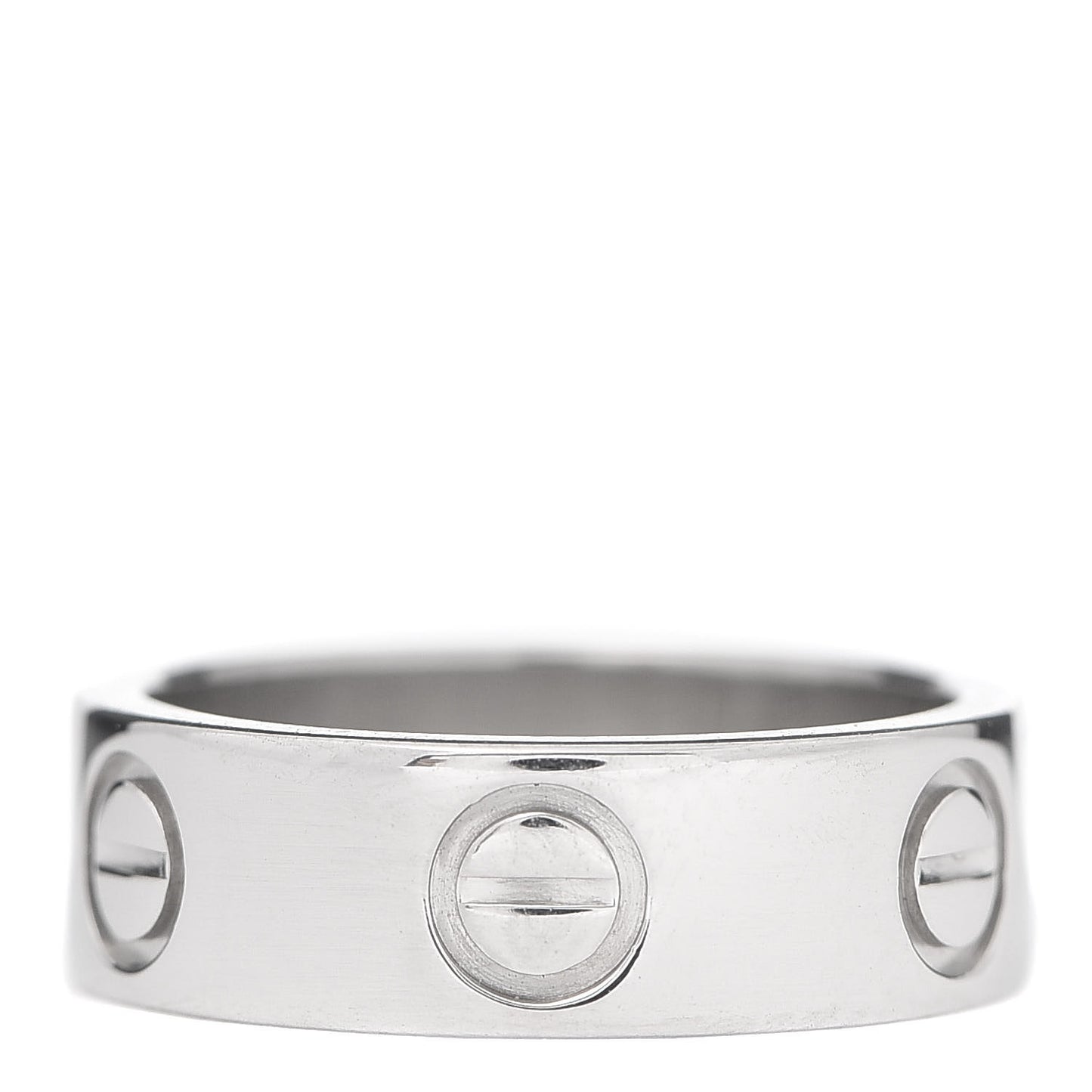 Platinum 5.5mm LOVE Ring 47 4