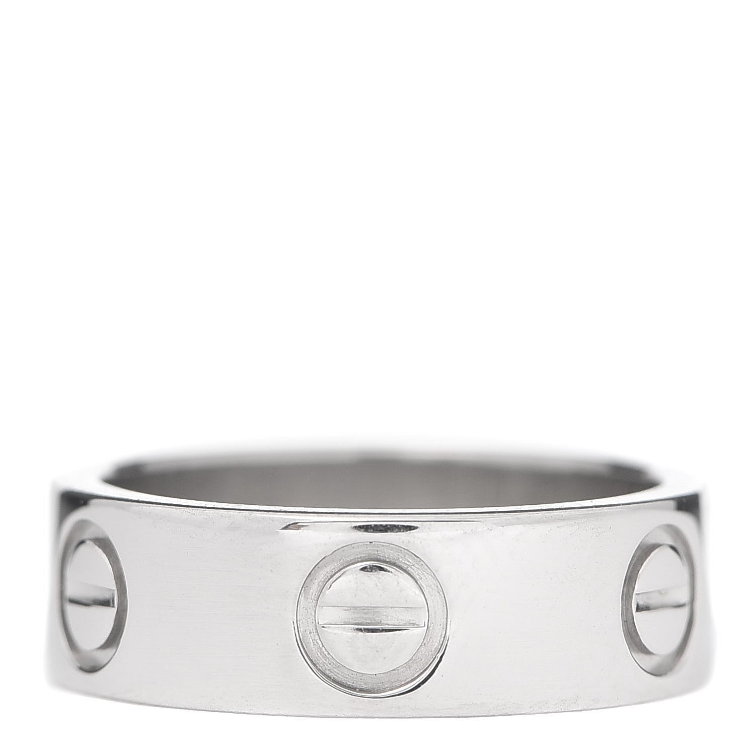 Cartier Platinum 5.5mm LOVE Ring 47 4 3 of 7