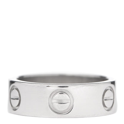 Cartier Platinum 5.5mm LOVE Ring 47 4 3 of 7