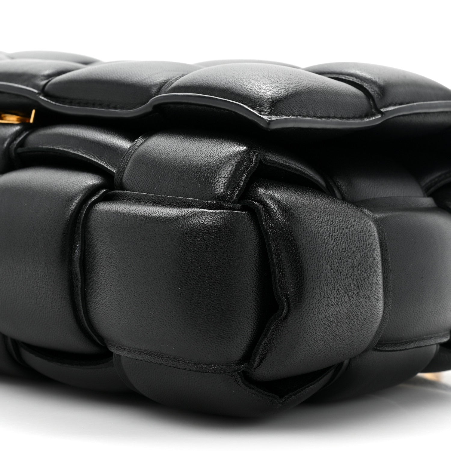 Bottega Veneta Nappa Maxi Intreccio Padded Cassette Crossbody Bag Black 7 of 8