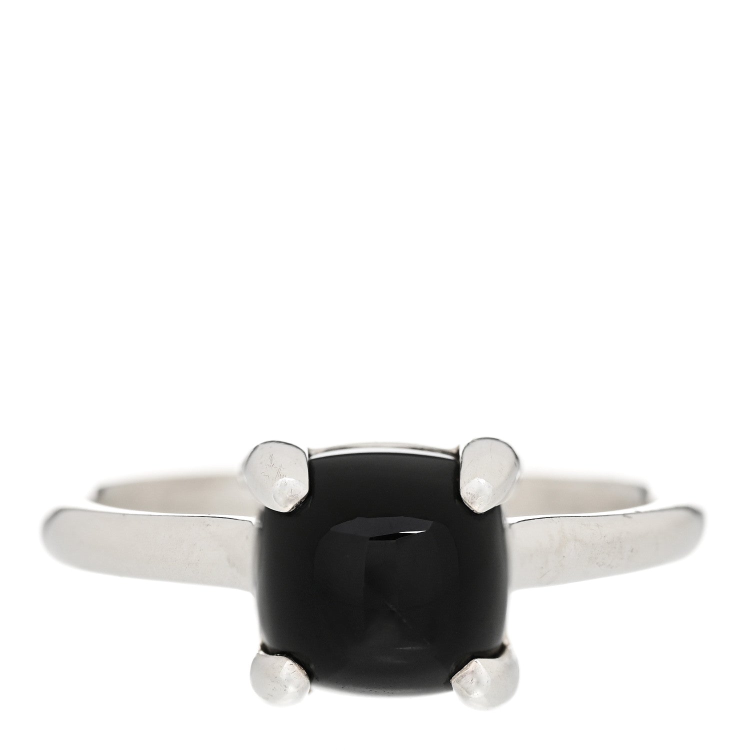 Tiffany Sterling Silver Black Onyx Paloma Picasso Sugar Stacks Ring 52 6 1 of 6