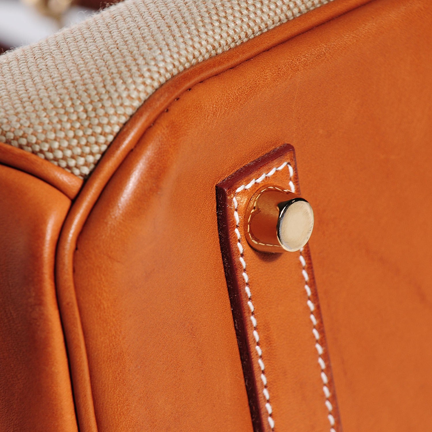 Hermes Toile Natural Barenia Flag Birkin 35 4 of 30