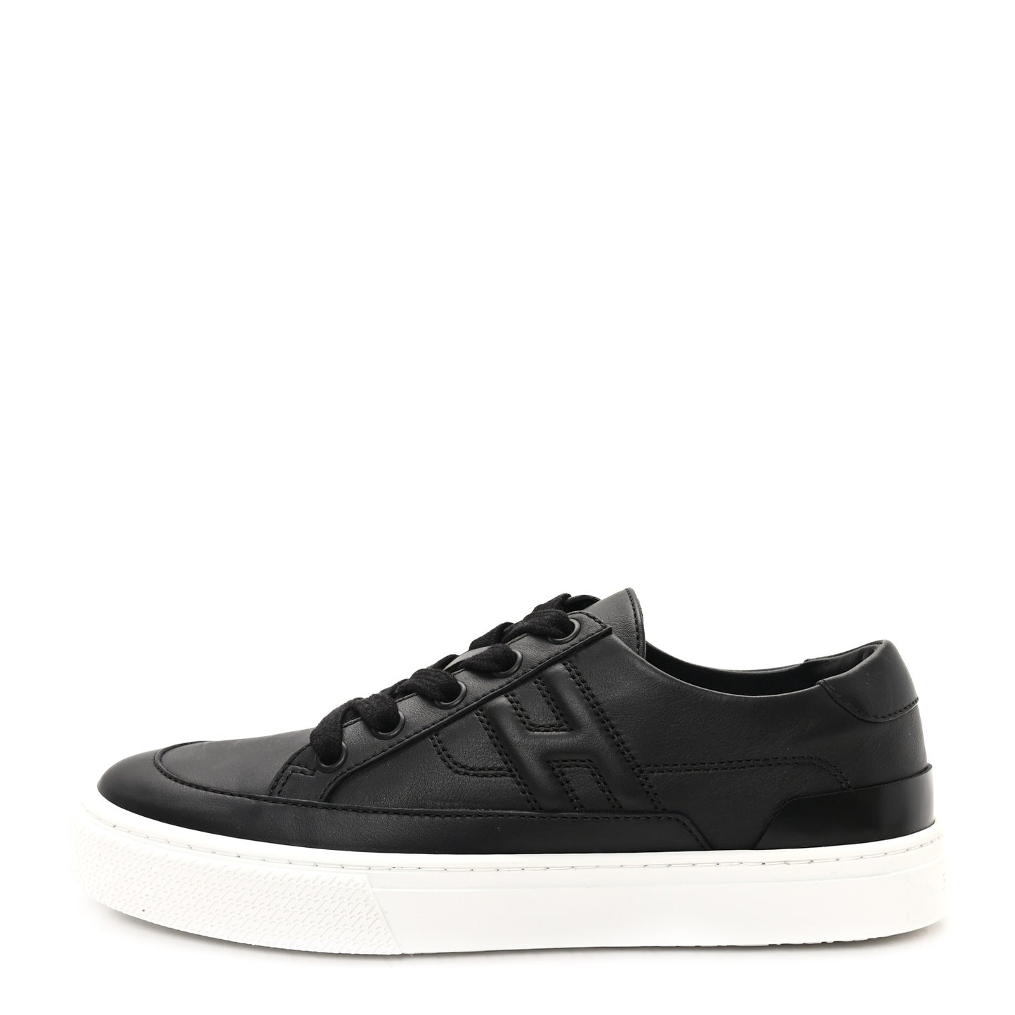 Calfskin Deep Sneakers 35.5 Black