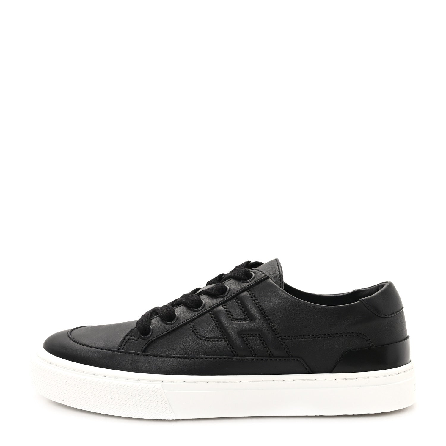 Hermes Calfskin Deep Sneakers 35.5 Black 1 of 9