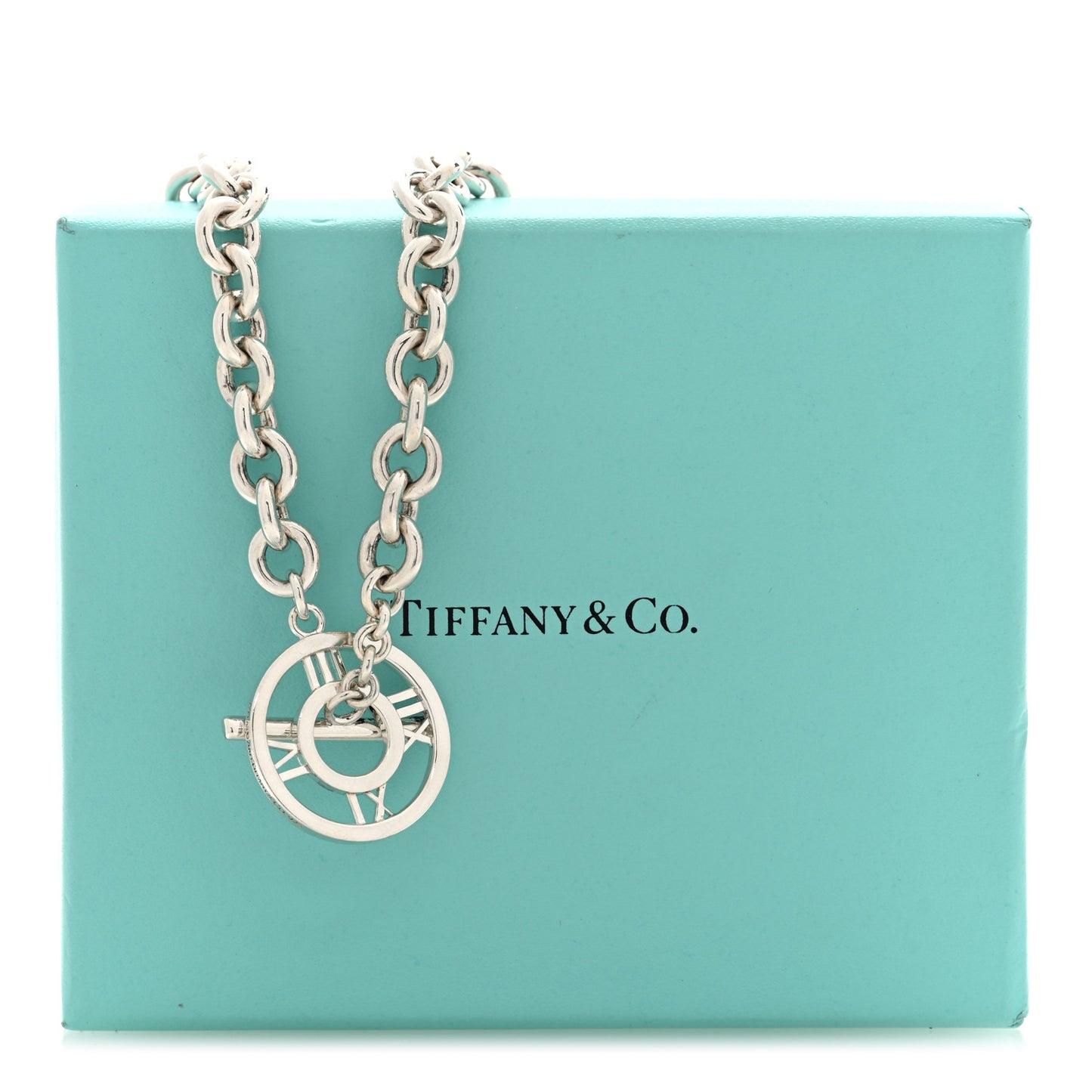 Sterling Silver Atlas Toggle Chain Necklace