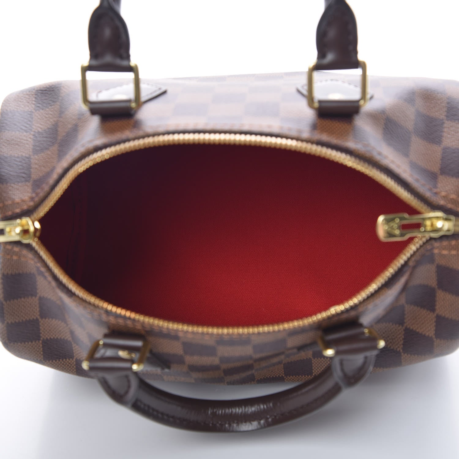 Louis Vuitton Damier Ebene Speedy Bandouliere 25 6 of 9